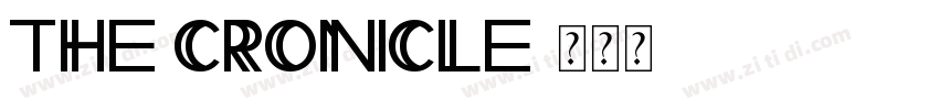 The cronicle字体转换